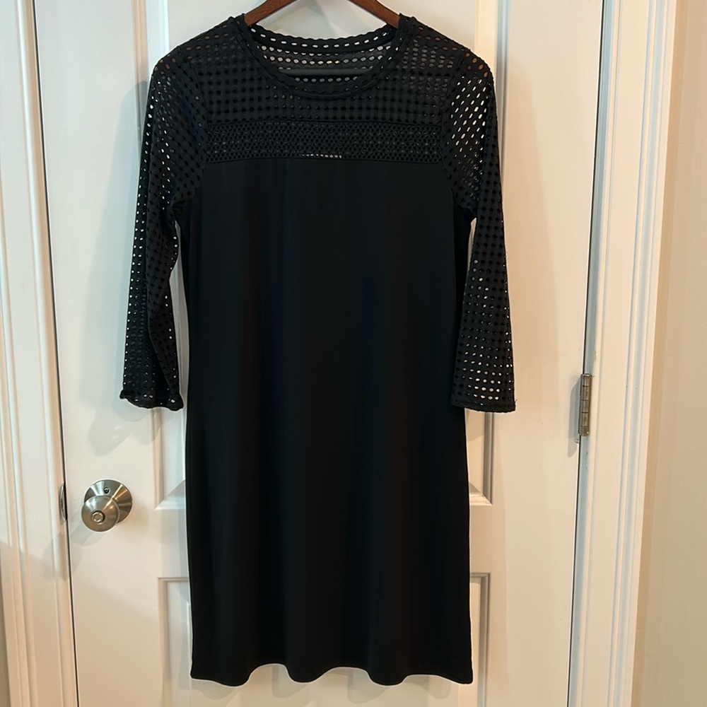 Michael Kors Women’s Black 3/4 Sleeve Dress Size: Medium